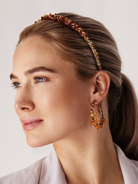 Kolczyki AMBER STARDUST Kolczyki AMBER STARDUST