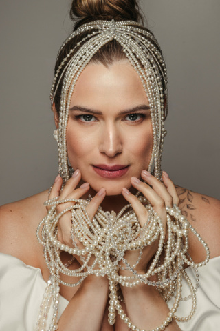 Ozdoba na głowę Pearl Veil Crown