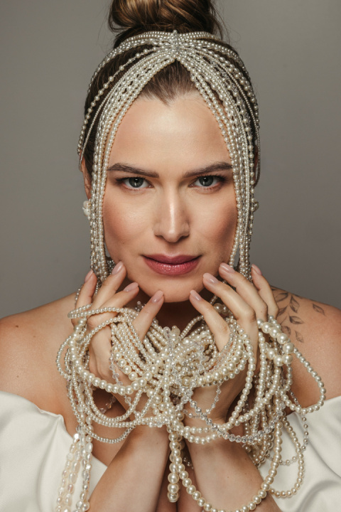 Ozdoba na głowę Pearl Veil Crown Ozdoba na głowę Pearl Veil Crown