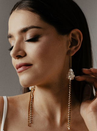 Kolczyki CRISTAL PEARLS