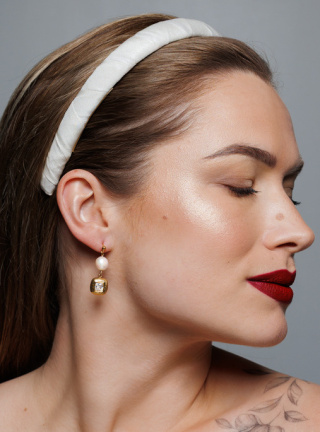 Kolczyki Pearl Drop Elegance
